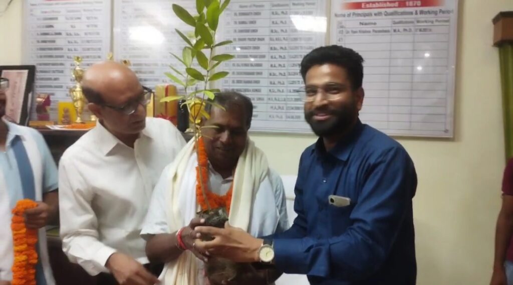 नालंदा कॉलेज में नए प्राचार्य Prof. R.P. Kachchhway का सम्मान समारोह आयोजित 2 1000688014
