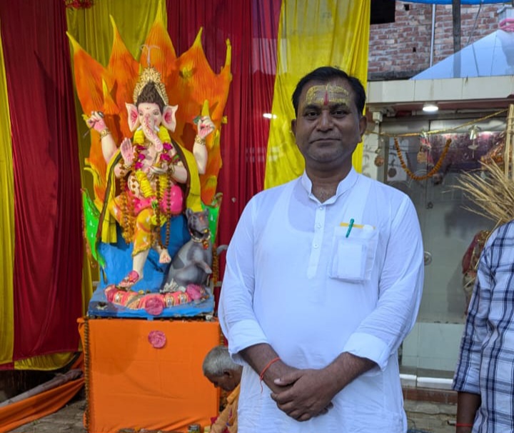 आनंद चतुर्दशी पर अनिल कुमार अकेला ने किया गणेश पूजन, कई भंडारे में हुए शामिल 1 IMG-20250906-WA0250