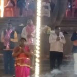 राजगीर में महाशिवरात्रि पर सरस्वती तट पर भव्य गंगा महाआरती, उमड़ी श्रद्धालुओं की भीड़