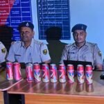 पावापुरी में शराब के खिलाफ छापेमारी, 5 लीटर बीयर बरामद; पुलिस को देख छत से कूदकर फरार हुआ तस्कर